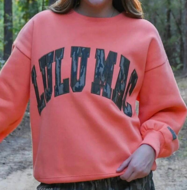 LuluMac Bottomland sweatshirt - orange