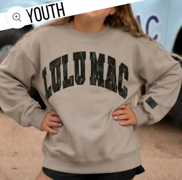 YOUTH LuluMac Bottomland sweatshirt - grey