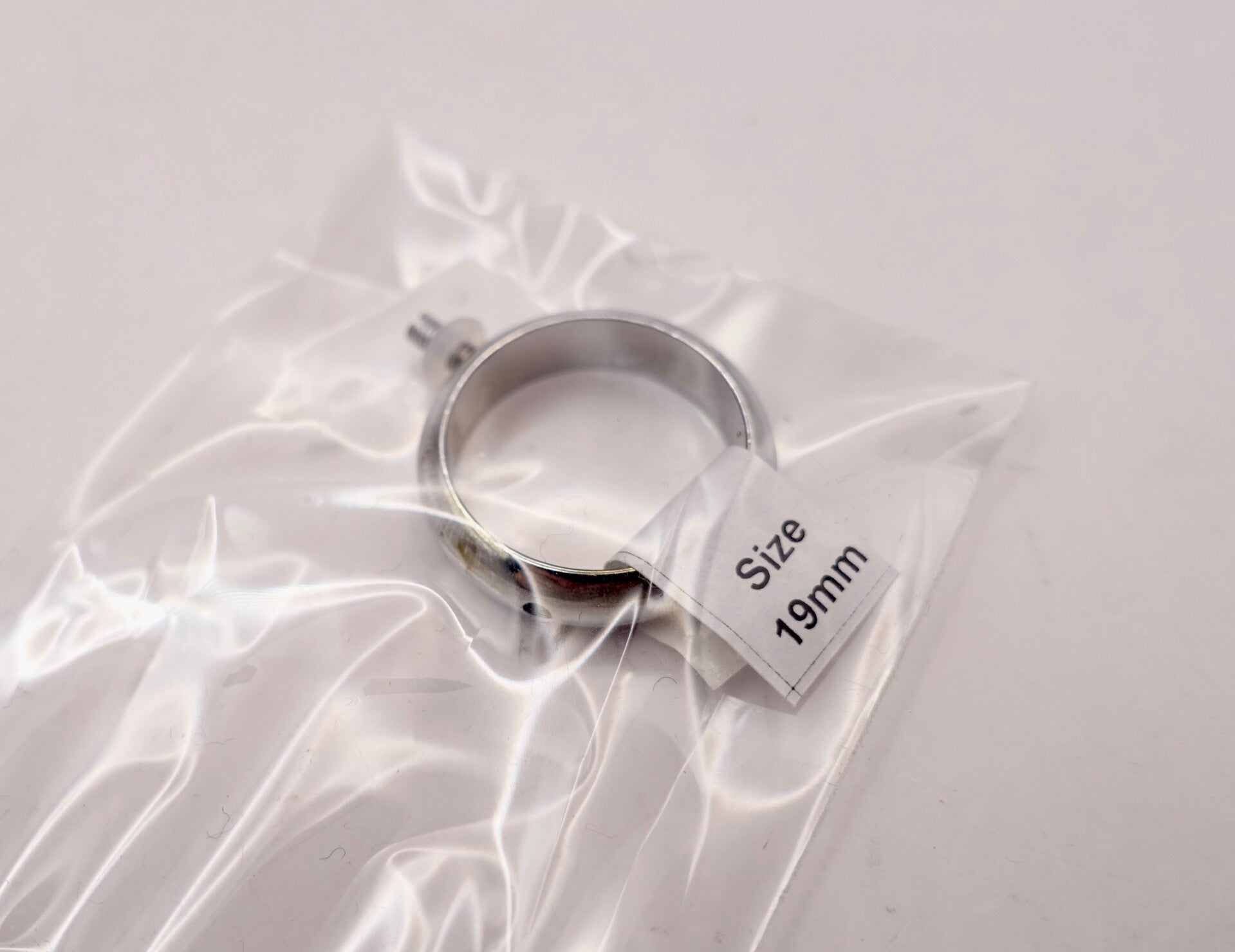 Rimt.19: Wisselring voor handgemaakte tops; mt. 19.