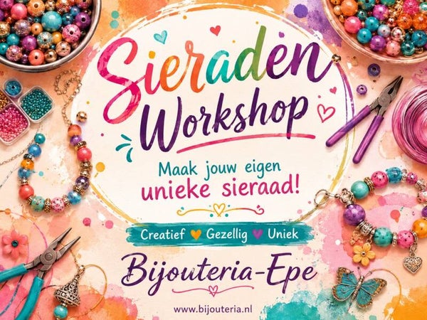 Sieradenworkshop 9 personen