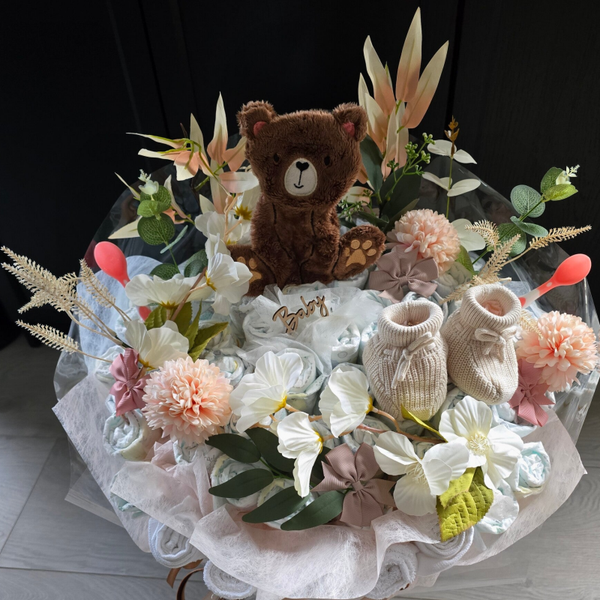 Luierboeket Beige