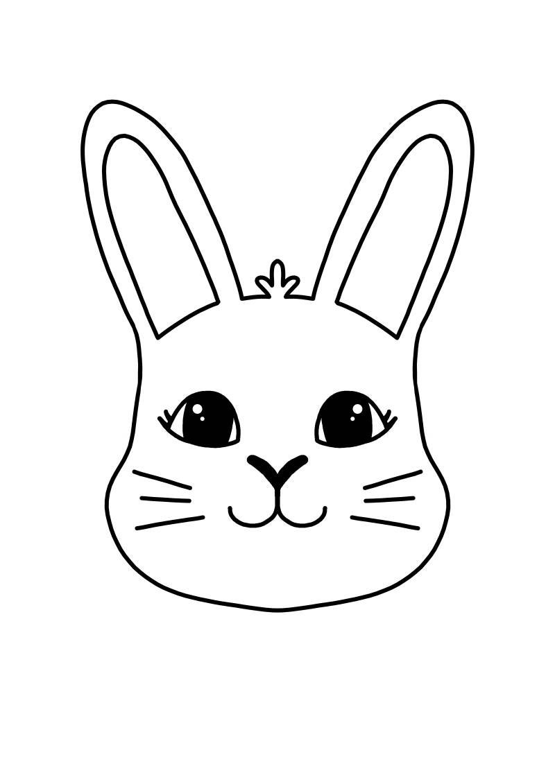 Fichier numérique au format .dxf - Décoration lapin de Pâques