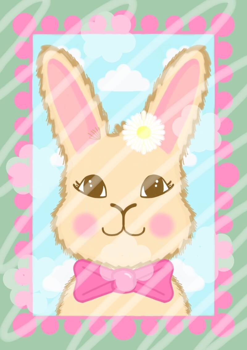 Illustration "Lapin de Pâques" à télécharger