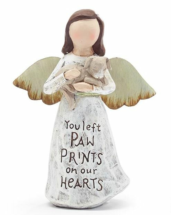 Gedenkbeeld ~ You left paw prints on our hearts ~ Beschermengel Kat