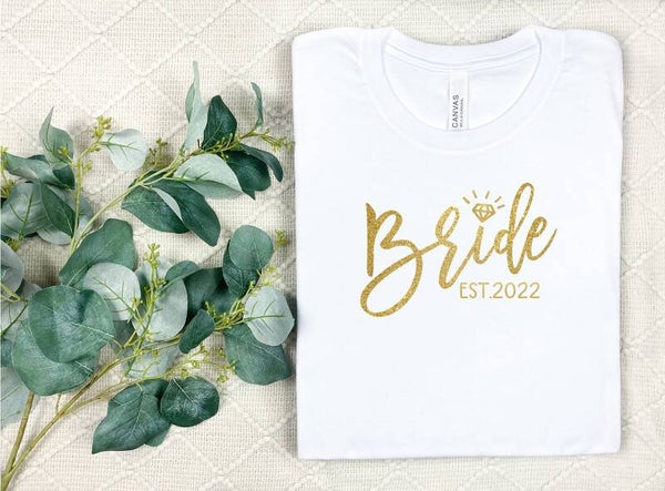 T-shirt voor de bruid ~ Bride ~ Huwelijk ~ Huwelijksgeschenk