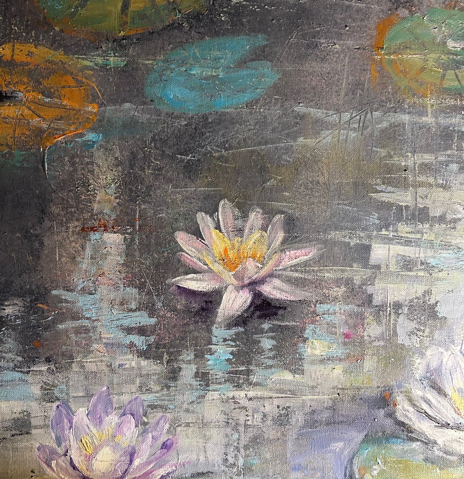 Refleksjoner og vannliljer