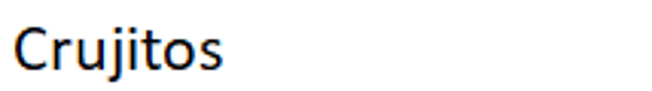 Crujitos