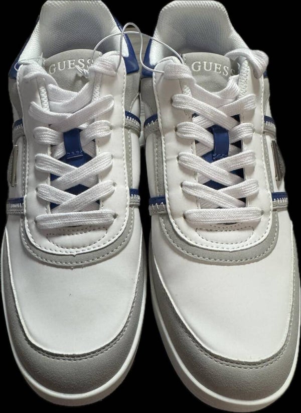 Tenis GUESS blanco/ azul hombre
