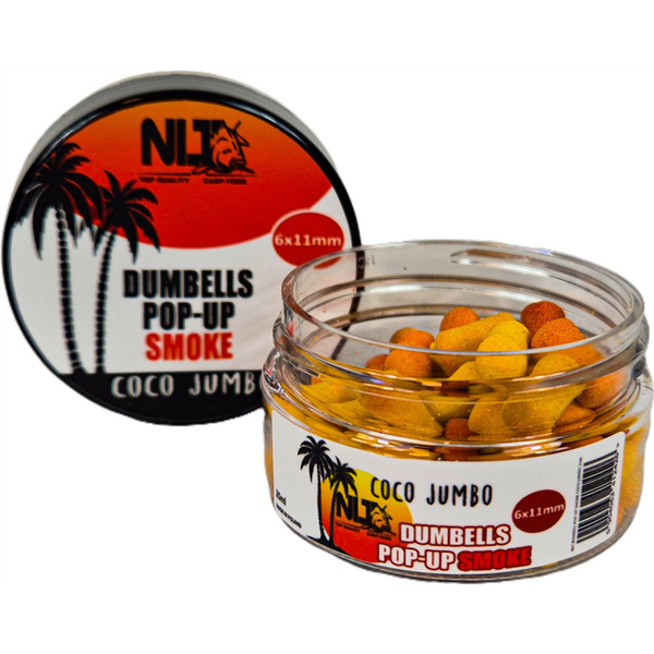 Pop up SMOKE FLUO Coco Jumbo DUMBELLS  (6X11mm) 25ml