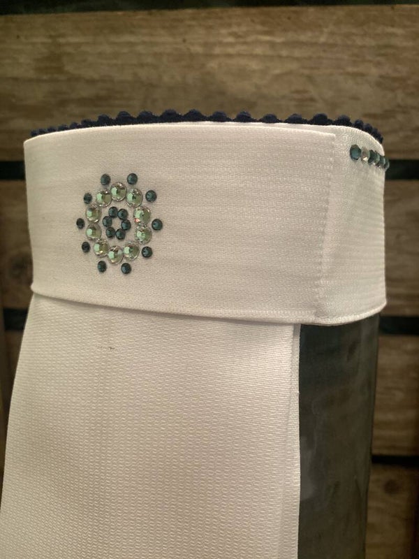 Plastron Navy/Crystal