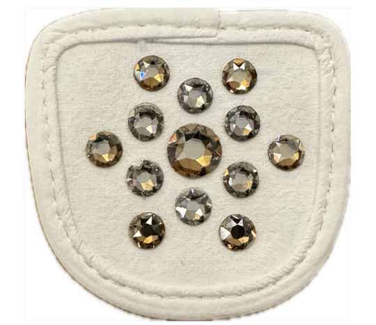 Patches white Crystal/Gold