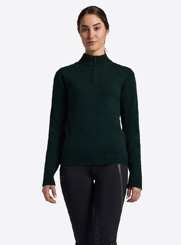 RG wool blend half zip sweater