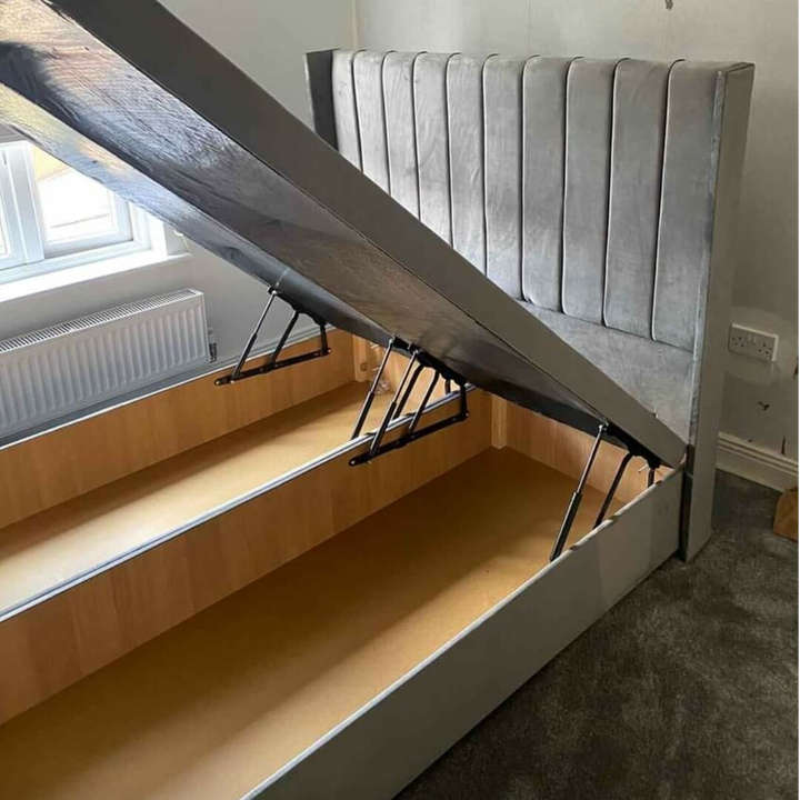 Milan Wingback Panel Divan Ottoman Bed