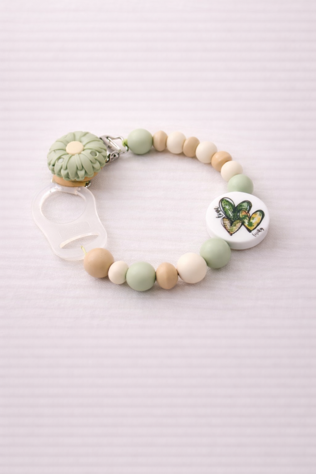 Schnullerkette "Olive"