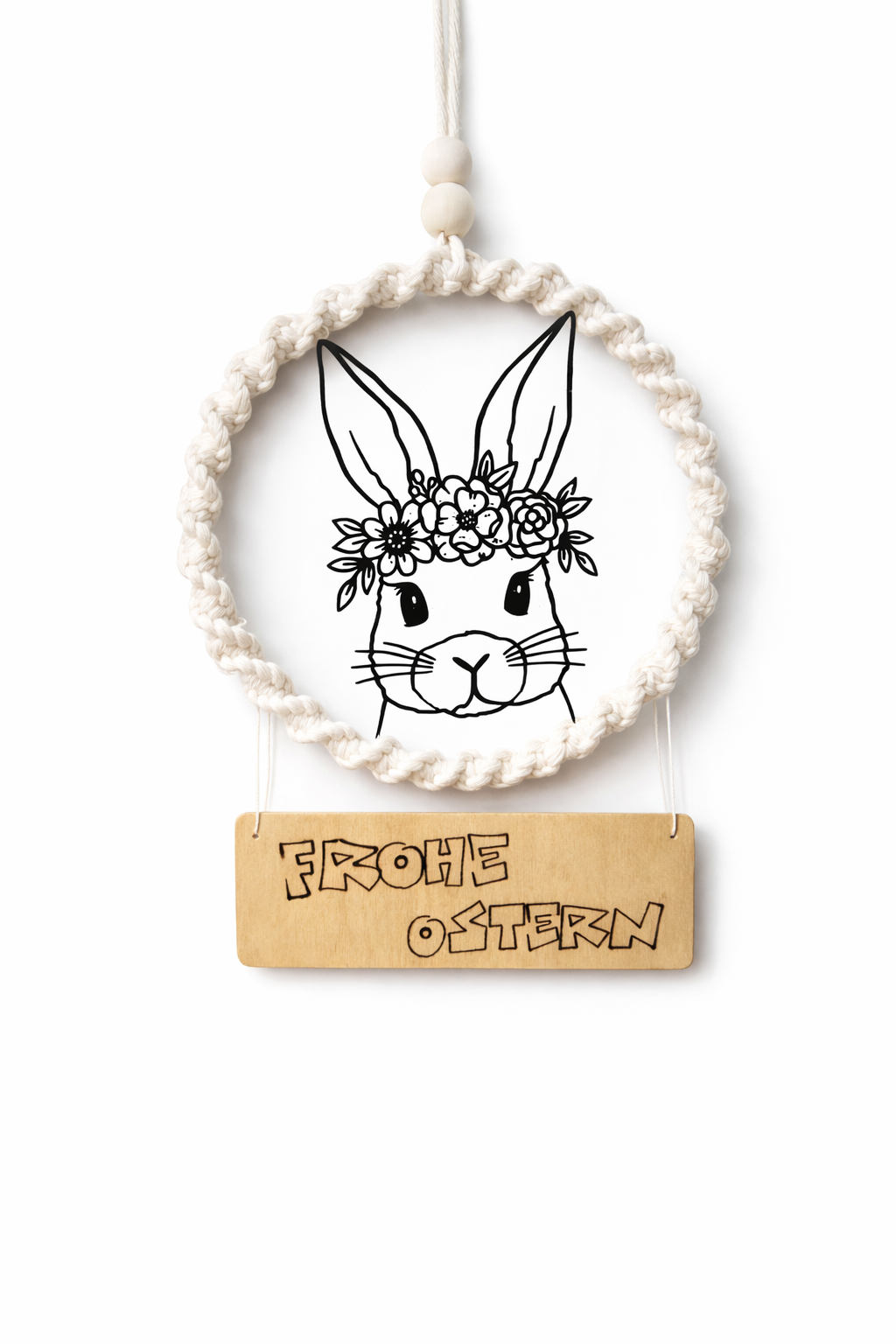 Osterdeko "Frohe Ostern"