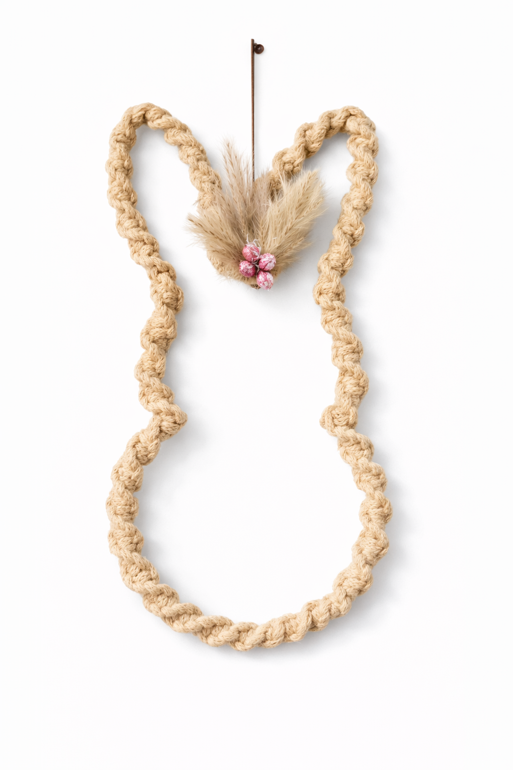 Osterdeko "brauner Hase"