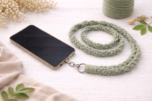 Makramee Handyketten silber Ring