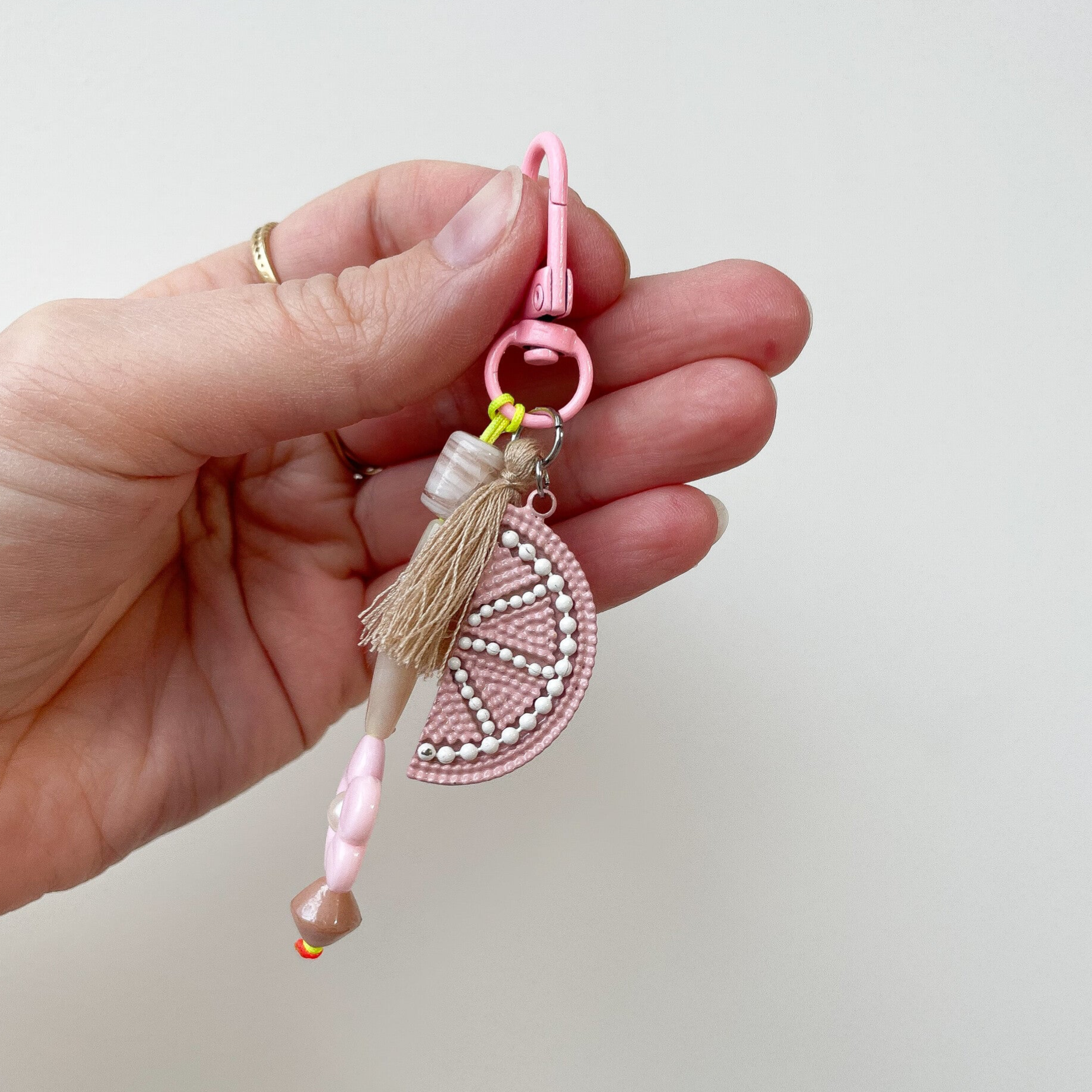 Charms sac rose