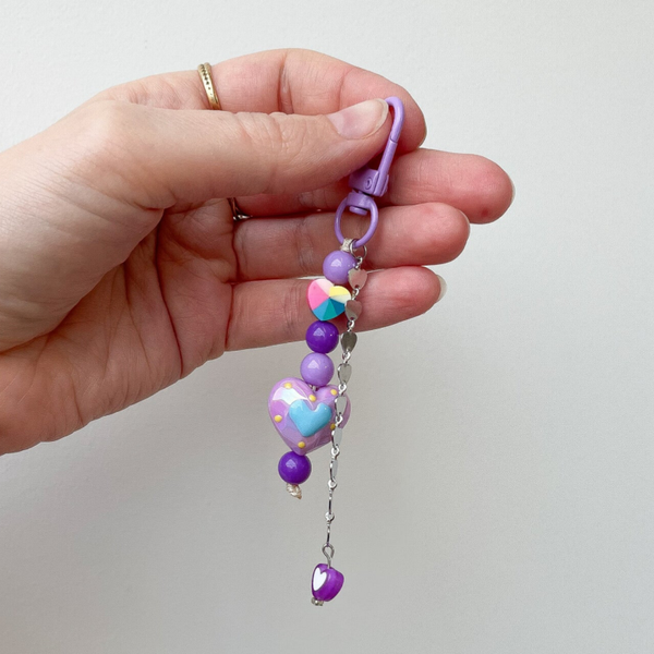 Charms sac violet