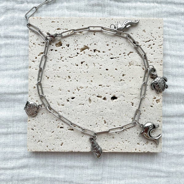 Bracelet de cheville Charms dauphin
