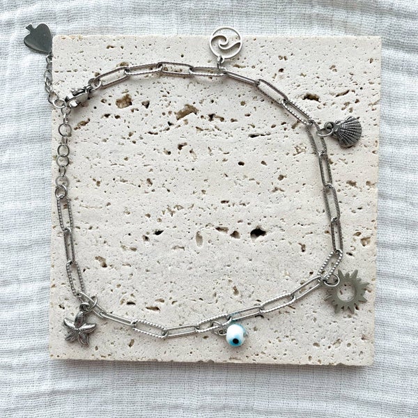 Bracelet de cheville Charms soleil