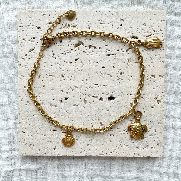 Bracelet de cheville Charms tortue