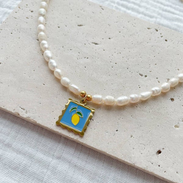 Collier citron