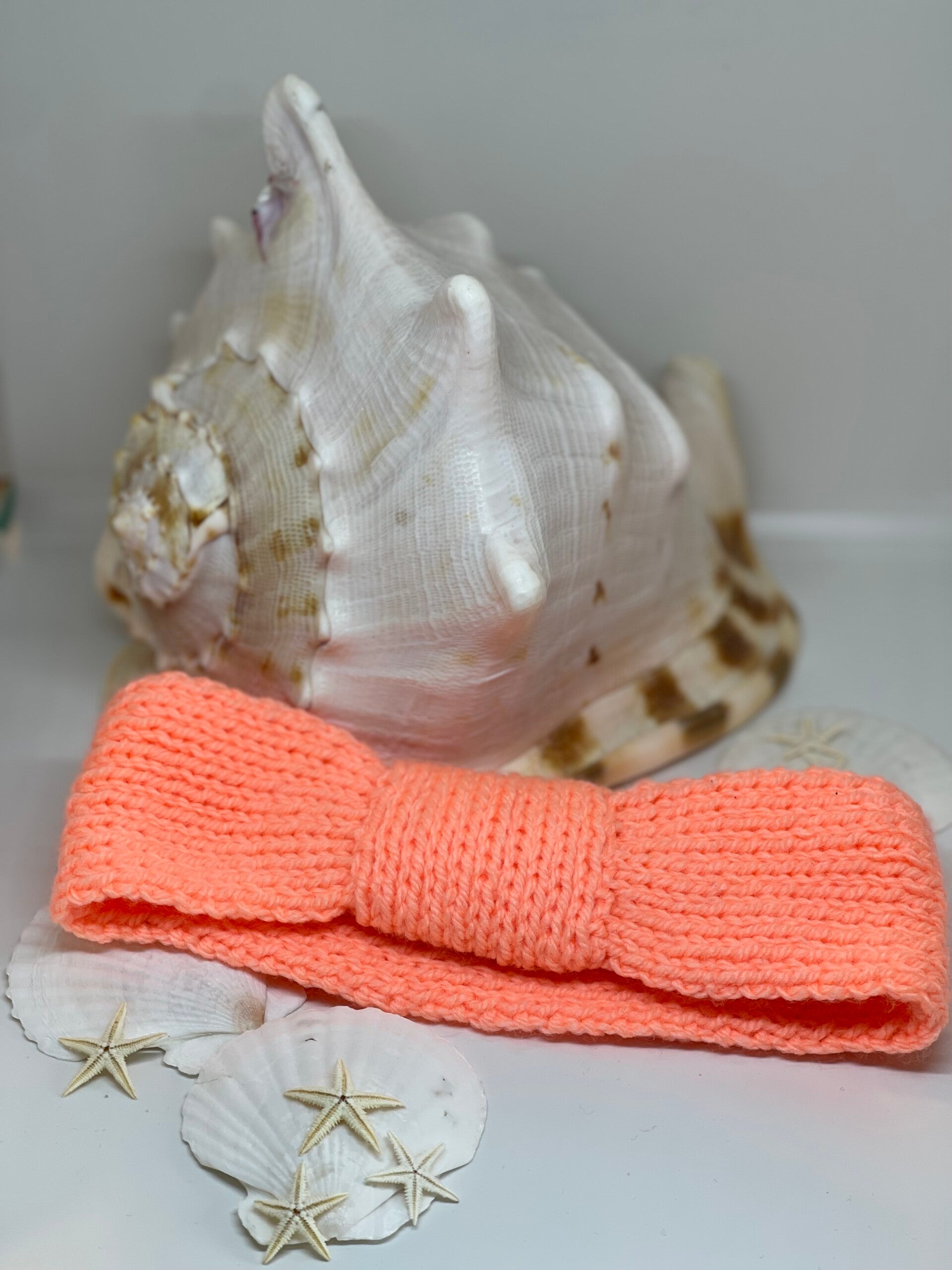 Winterhoofdband zalm