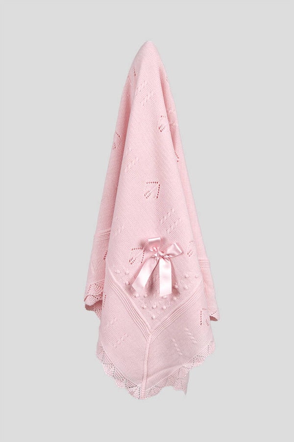 Couverture bébé tricoté