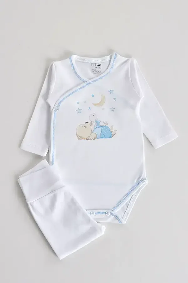 Ensemble Ourse Lapin Body + Pantalon avec pieds
