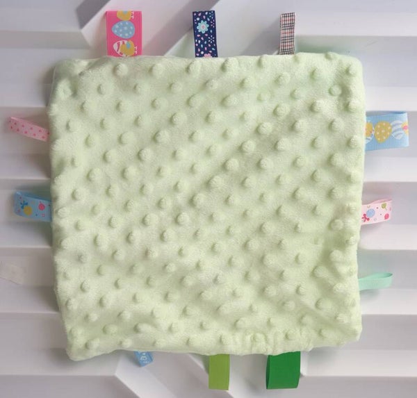 Apaiser serviette bébé 25x25cm. Personnalisable