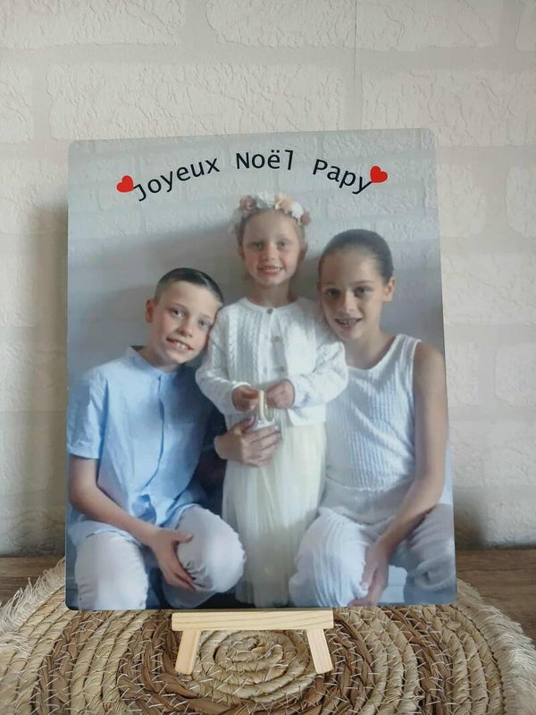 plaque sur chevalet (grande )