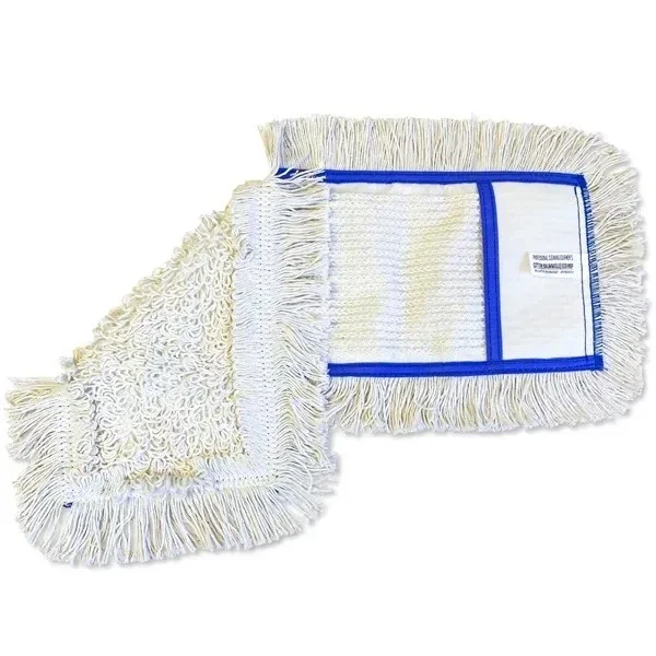 Wischmop aus Baumwolle ECO Wischbezug weiß 50 cm Baumwolle Mopp, 10x STÜCK