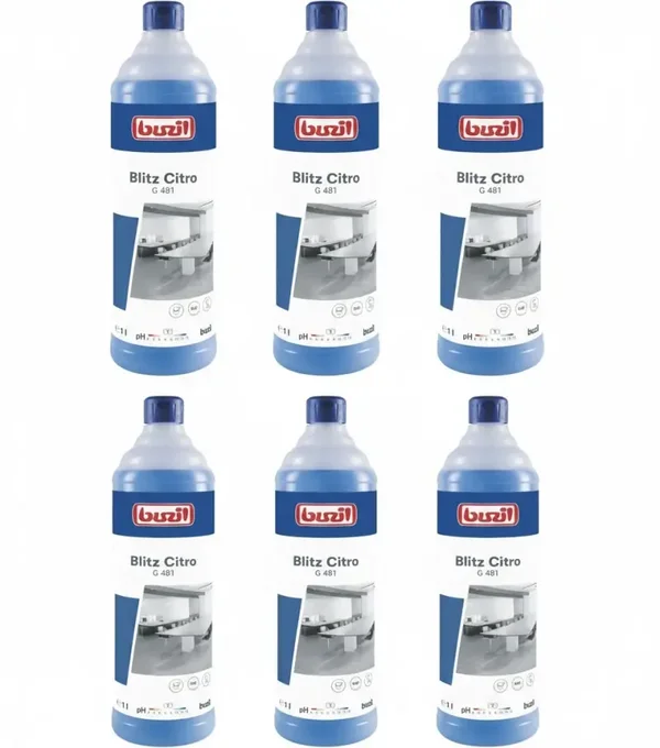 Buzil Blitz Citro G481 6x1L Allesreiniger Neutral Zitrus Streifenfrei Haushalt