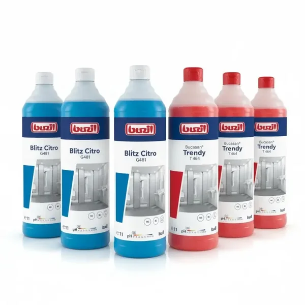 3x Buzil Citro G481 3x Buzil T464 6x1L