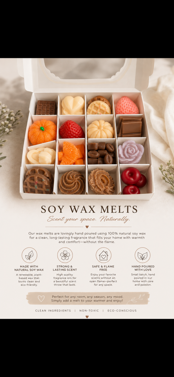 Wax melts assortment box