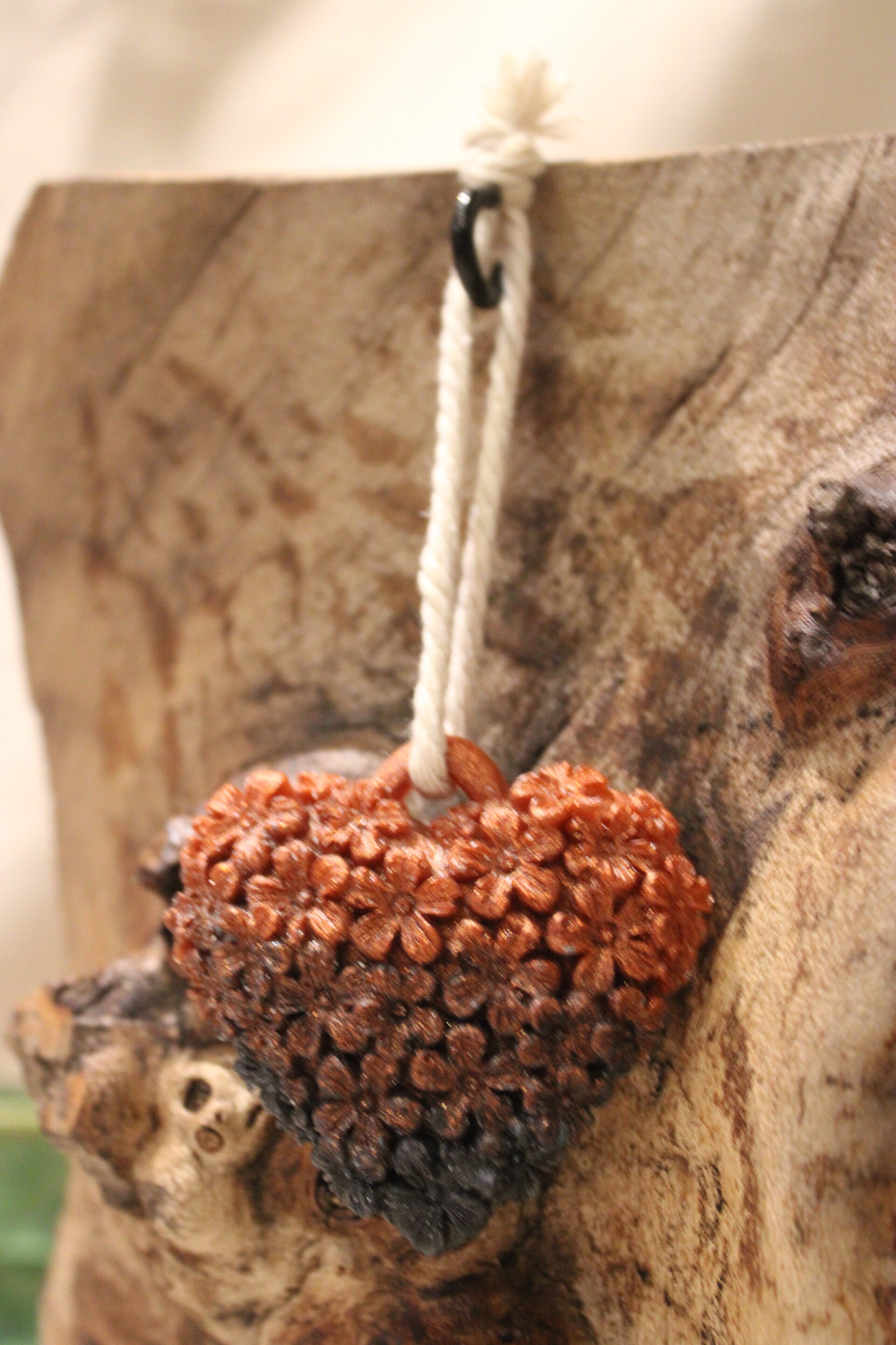 Fleur Noir et Cuivre