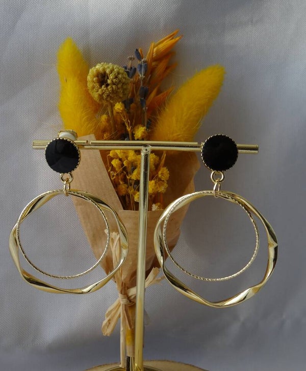 Boucles d'Oreilles Créoles à Clips