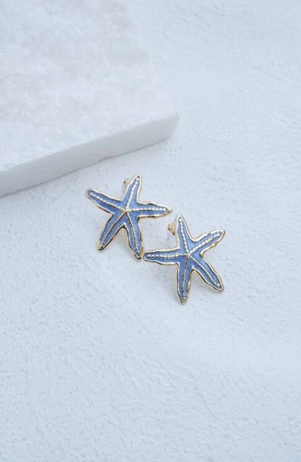 Boucles d'oreilles étoile des mer