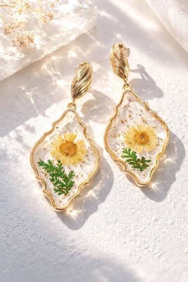Boucles d 'oreilles fleurs