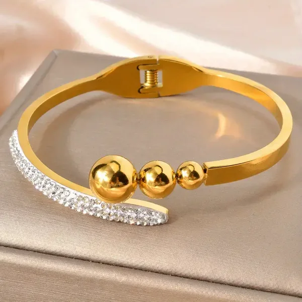 Bracelet Géométrique avec strass