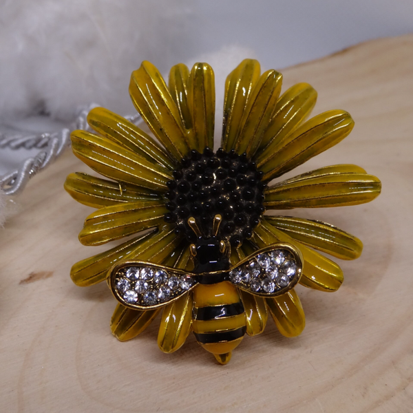 Bague Abeille et Marguerite