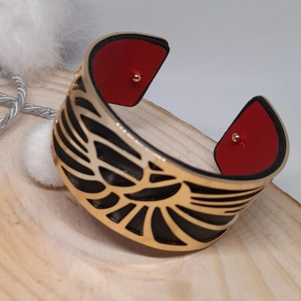 Bracelet Manchette bicolore