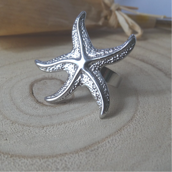 Bague Etoile de Mer ( Divers Colories)