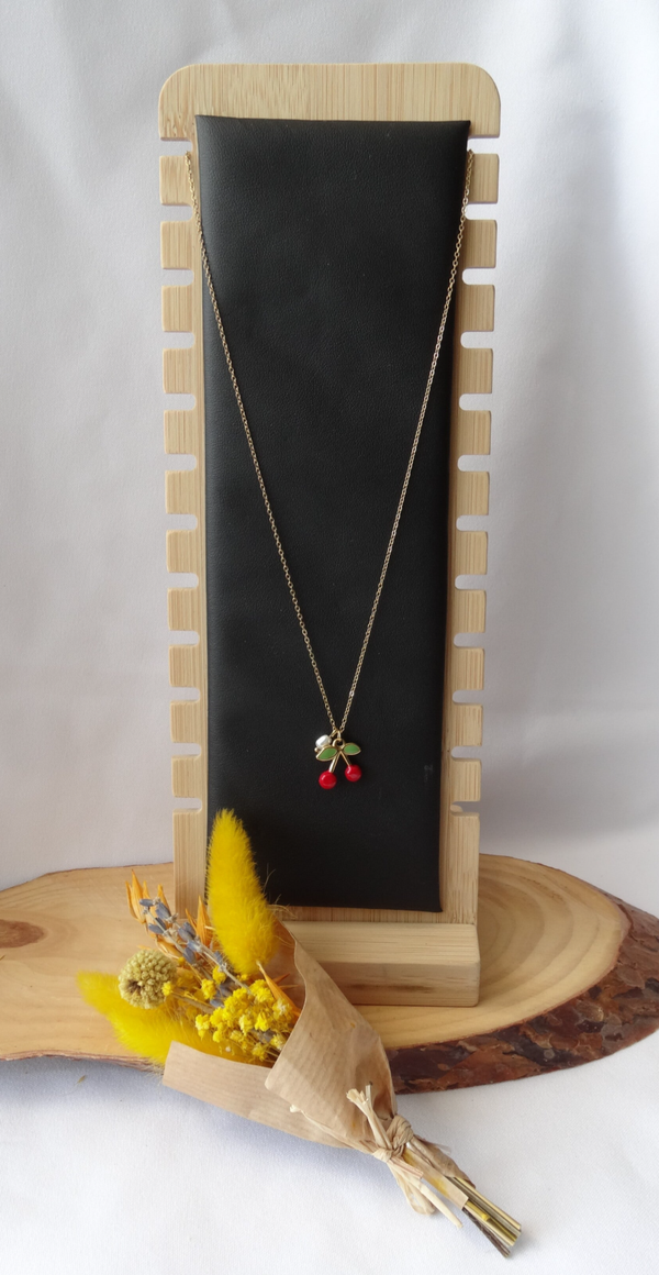 Collier Breloque Cerise