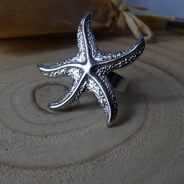 Bague Etoile de Mer ( Divers Colories)
