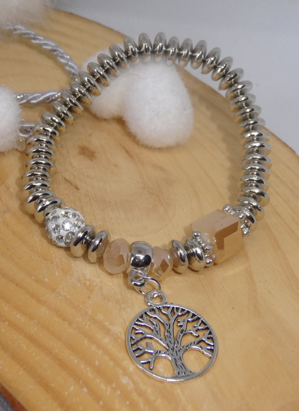 Bracelet Elastique Arbre de vie ( divers colories )