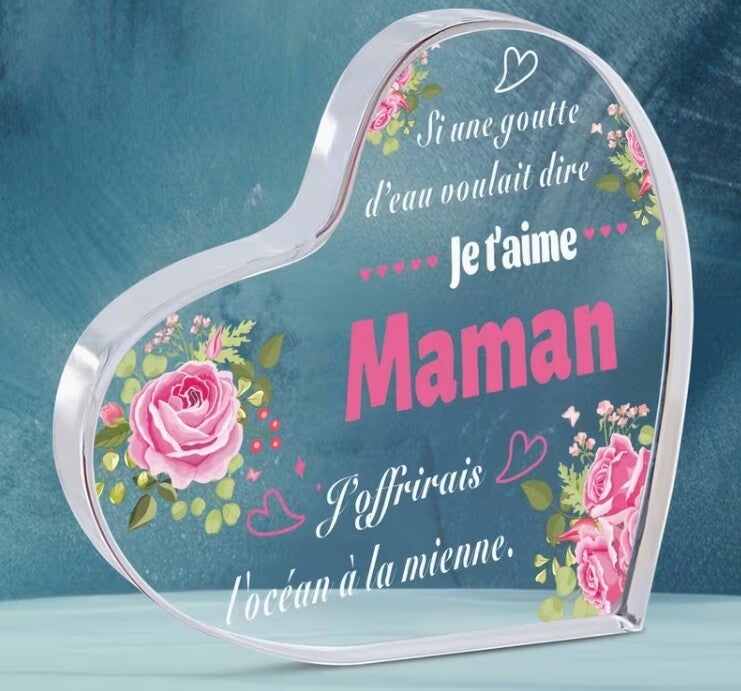 Plaque Décorative Maman