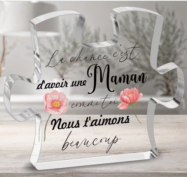 Plaque Décorative Maman