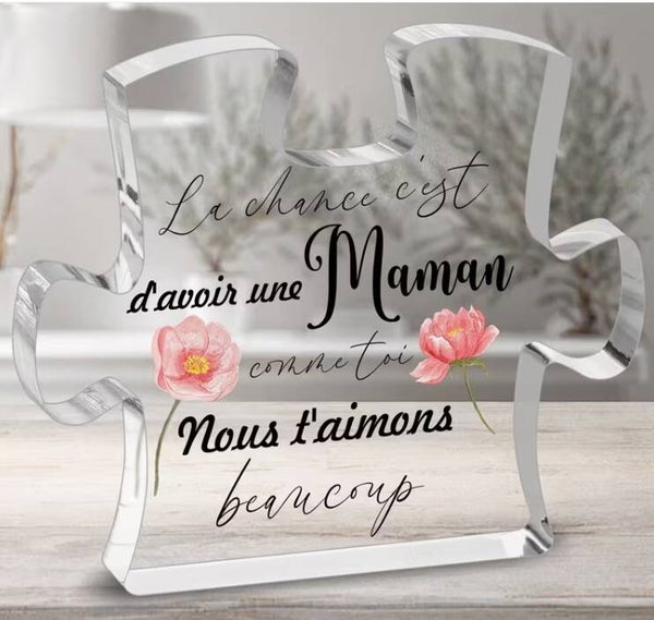 Plaque Décorative Maman